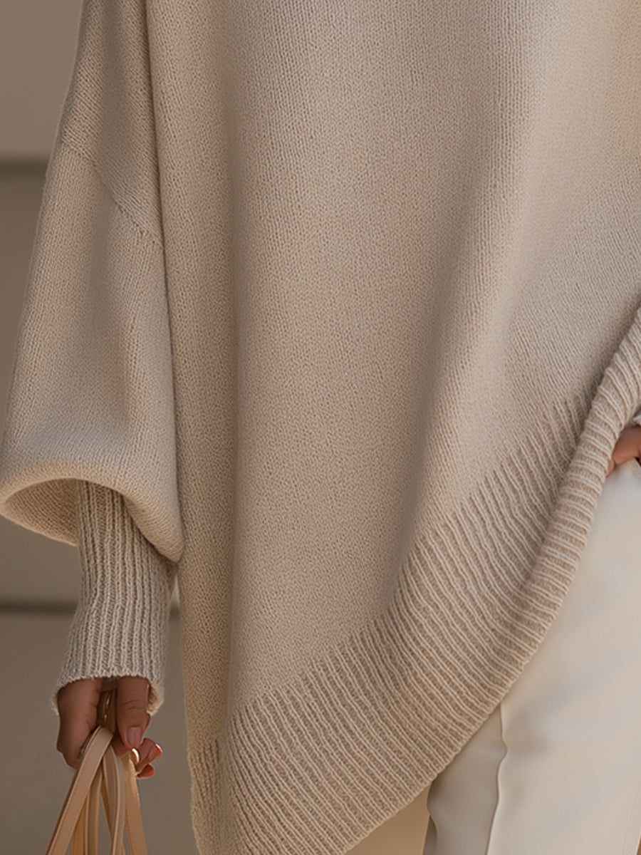 Elodie | Jersey Oversize de Mezcla de Lana
