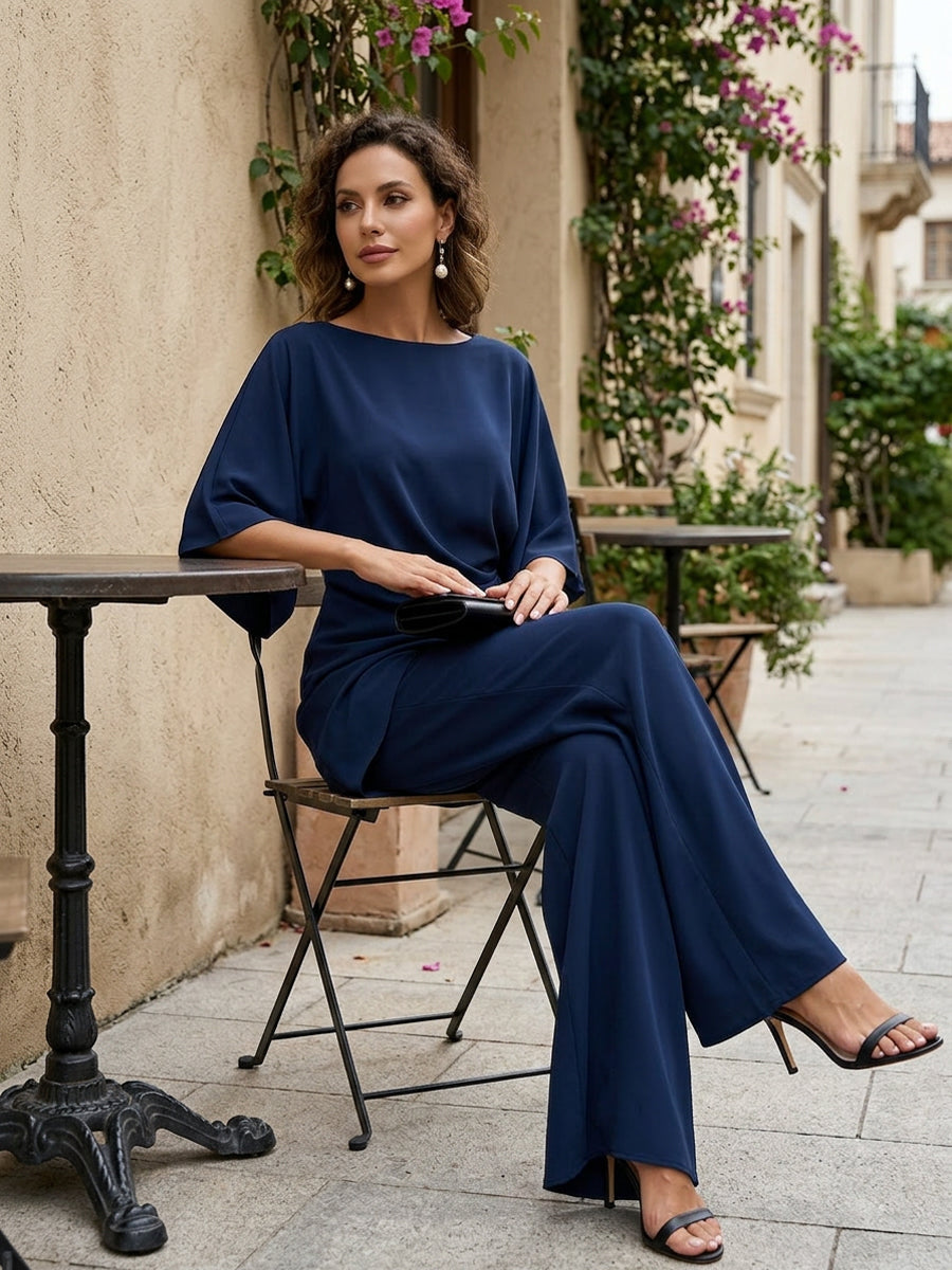 Genevieve | Conjunto de Dos Piezas con Cintura Drapeada