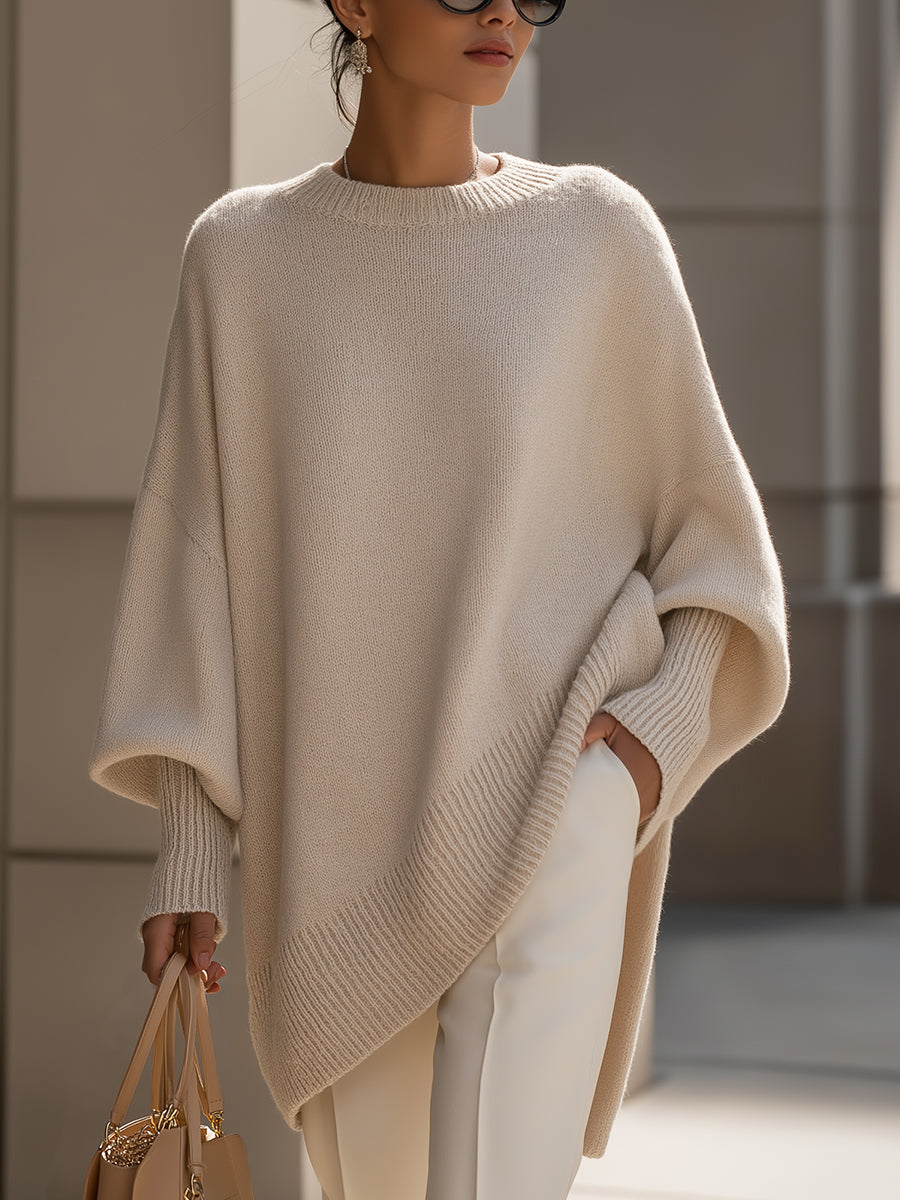 Elodie | Jersey Oversize de Mezcla de Lana