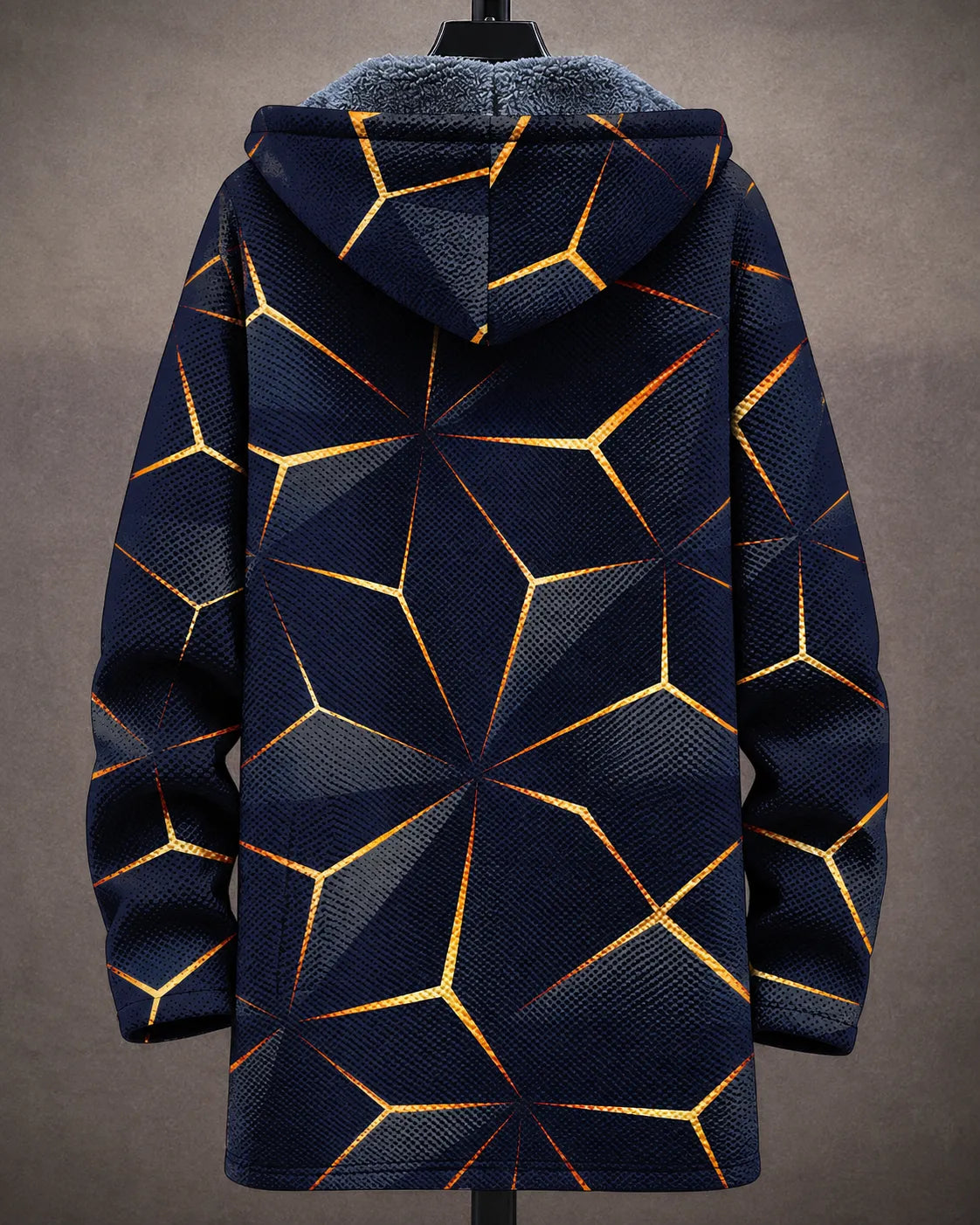 Celestine Chaqueta con Capucha Estampado Geométrico