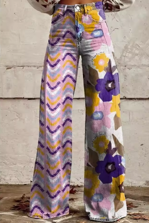 Isadora | Pantalón Boho Floral