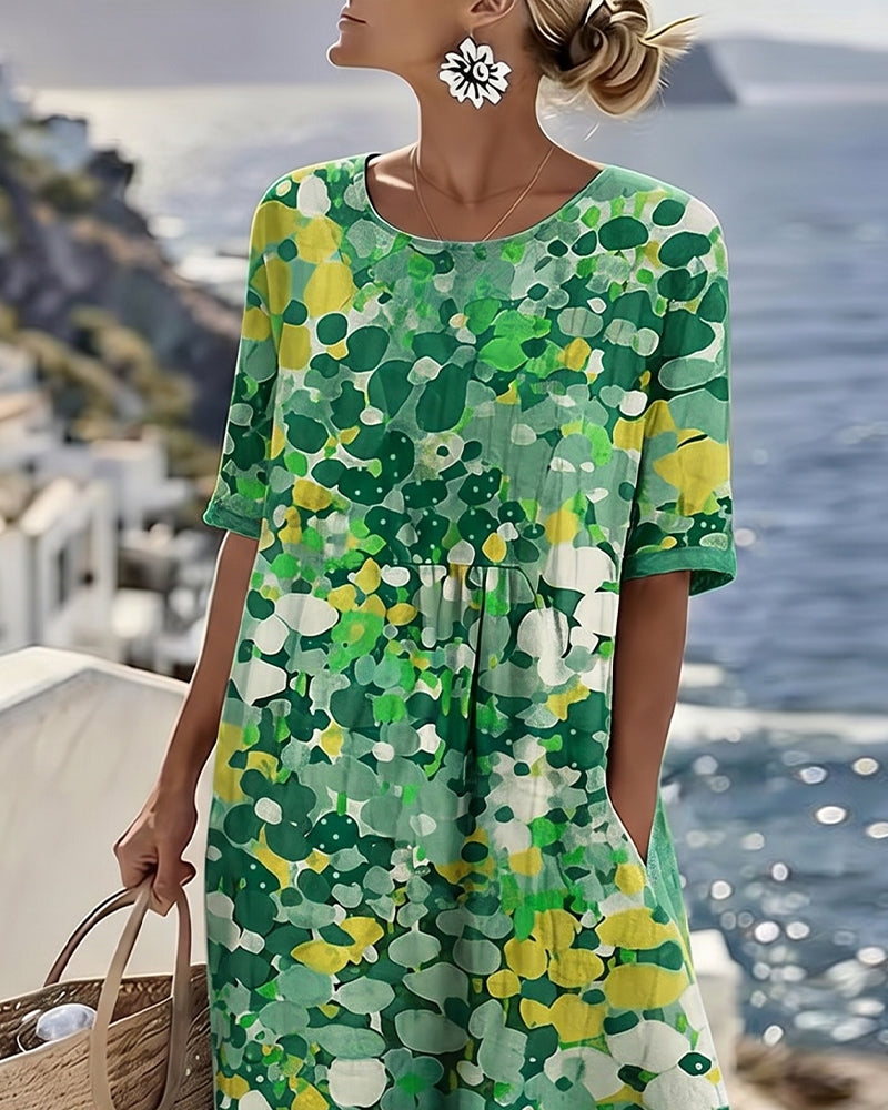 Elene Vestido Midi Floral Ligero