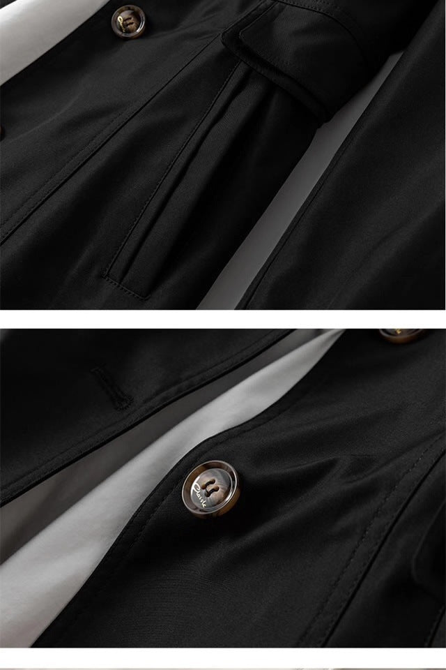 Audrey | Gabardina de Botonadura Sencilla