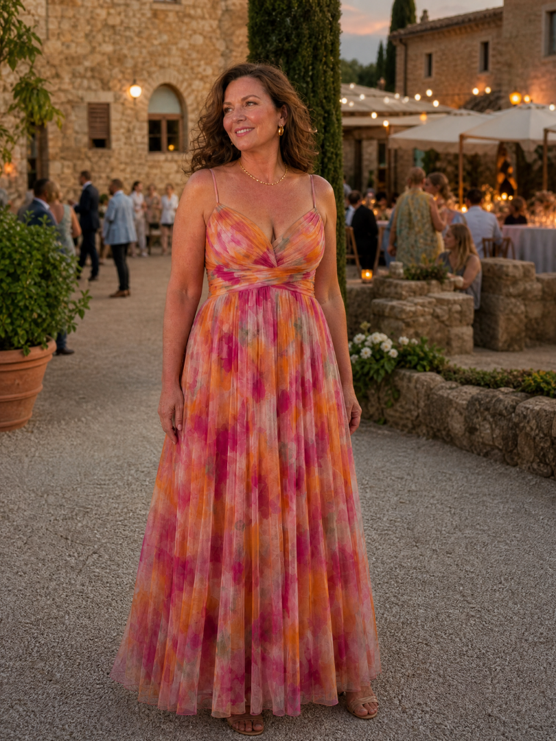 Isel | Vestido Maxi Cruzado