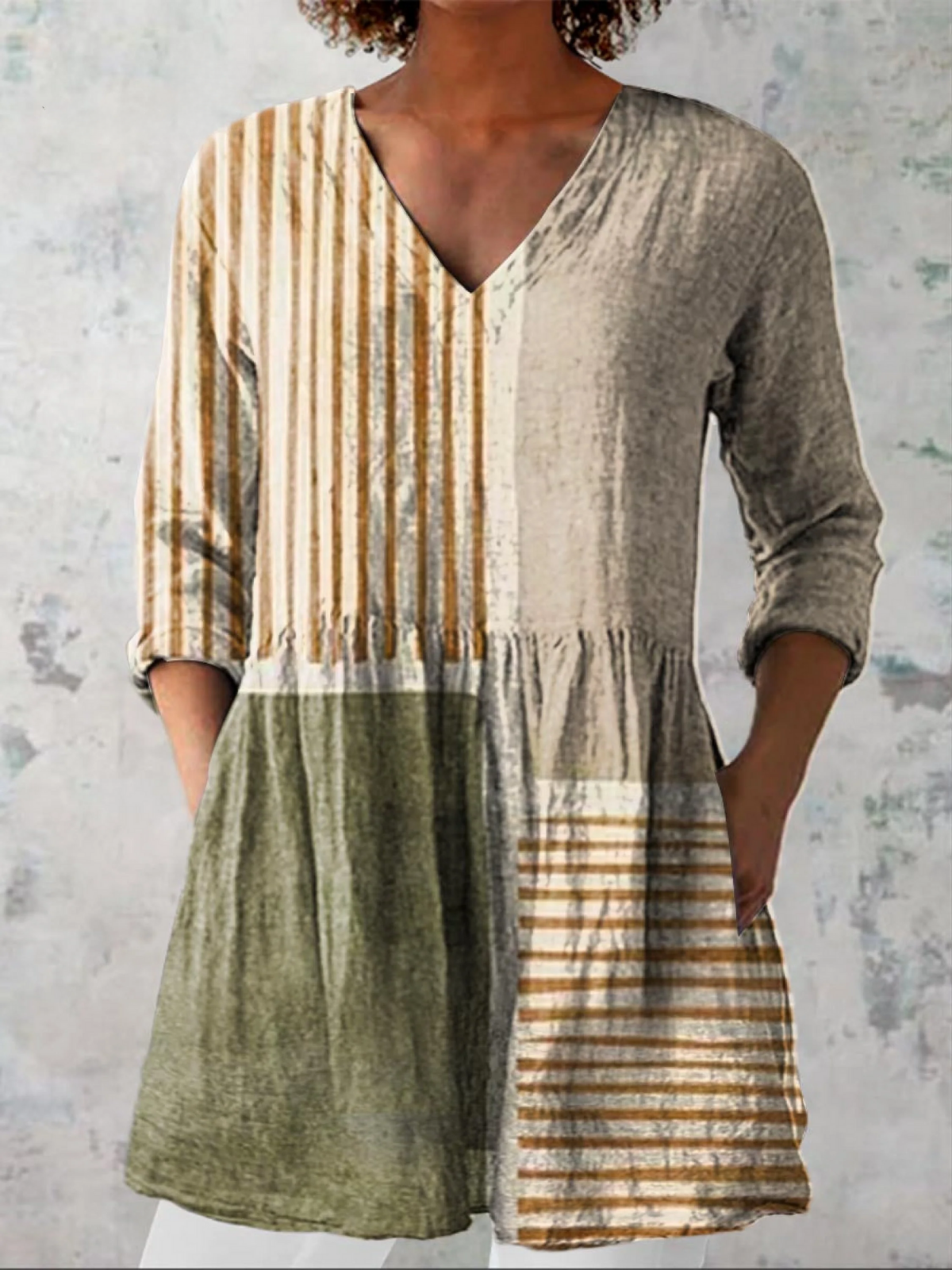 Halley | Blusa Larga con Escote en V
