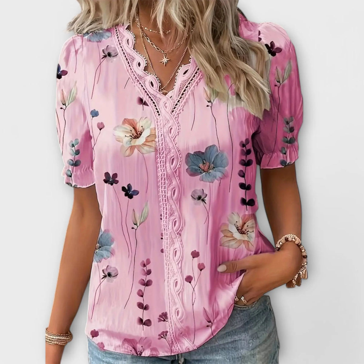 Emilia Blusa Escote V