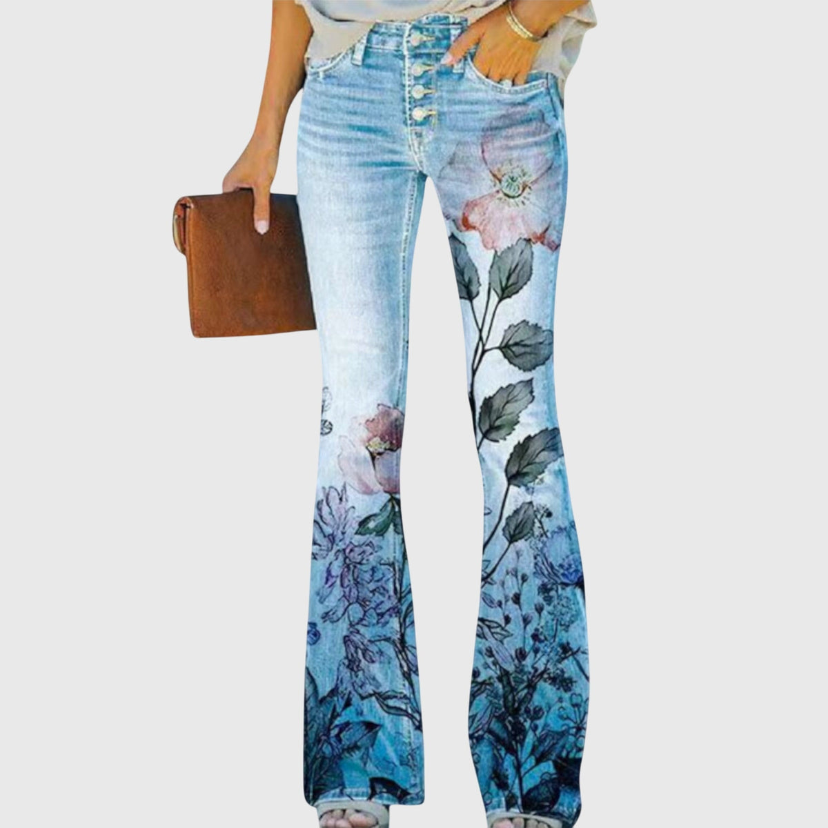 Eliza | Vaqueros con Flores