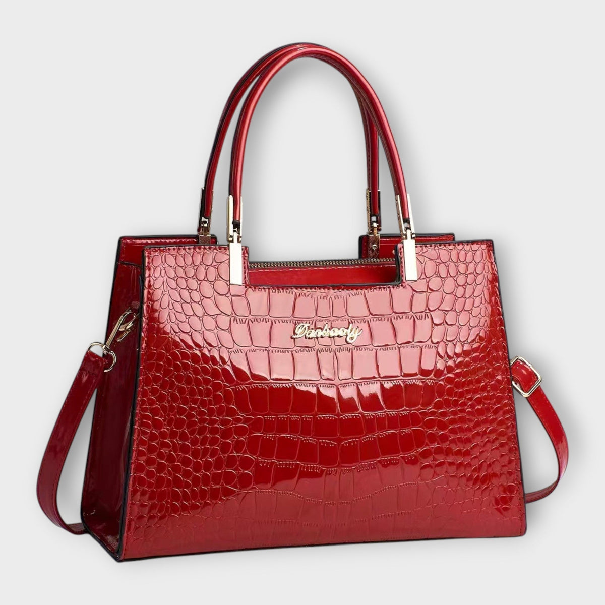 Isabeau | Bolso Estructurado Efecto Cocodrilo