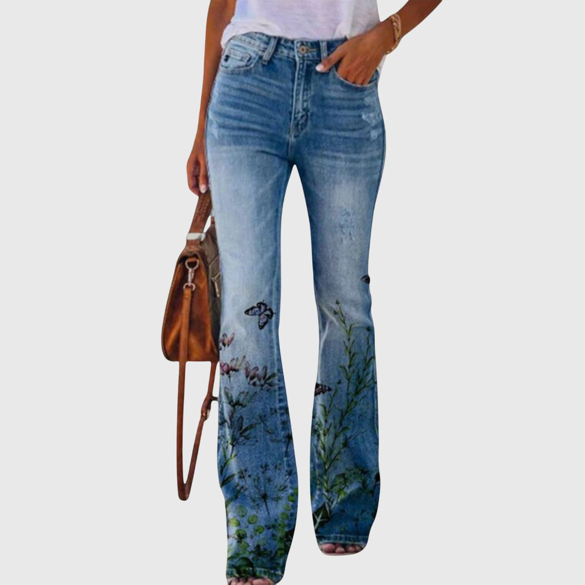 Eliza | Vaqueros con Flores