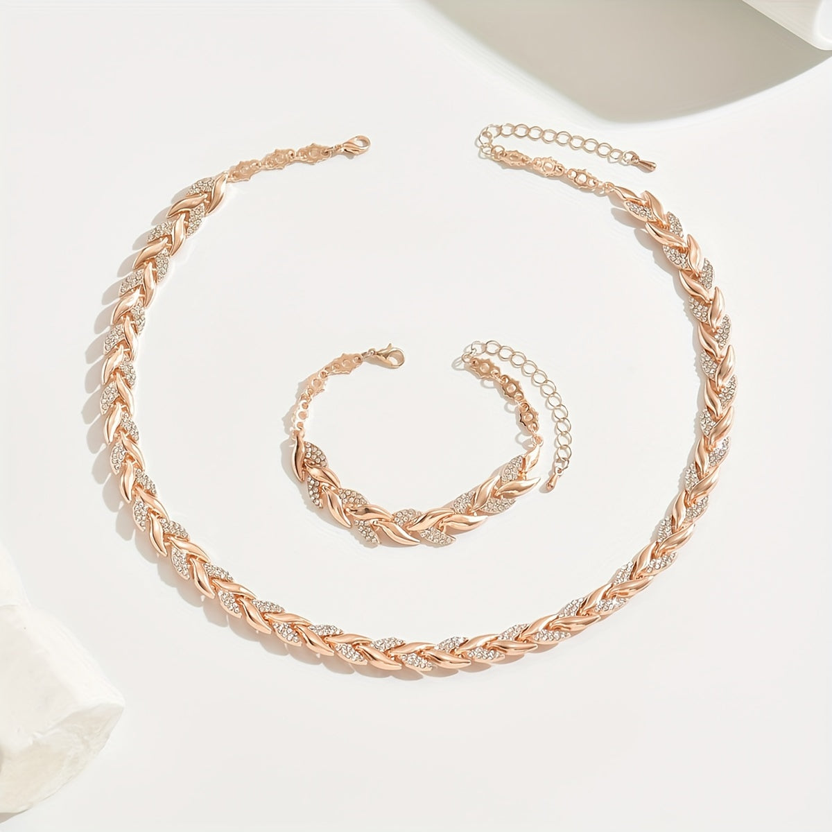 Céleste Conjunto de Colgante y Pulsera