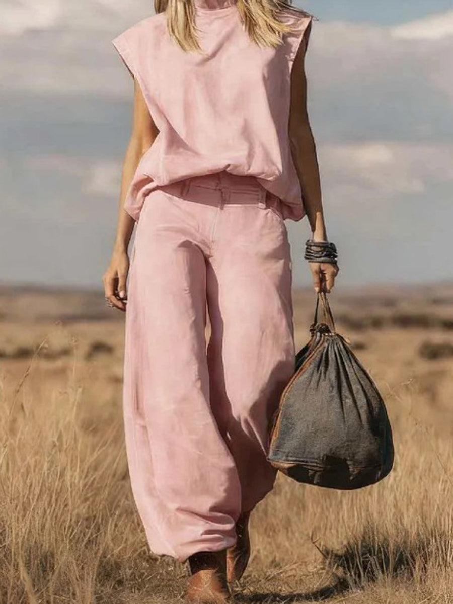 Ella | Conjunto Holgado con Pantalón Ancho
