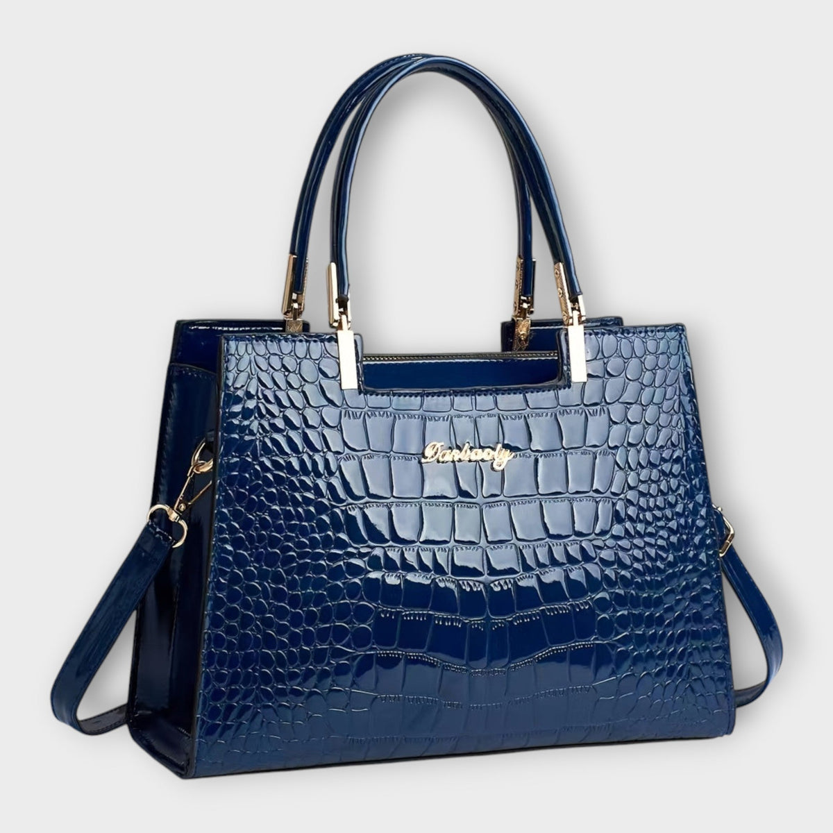 Isabeau | Bolso Estructurado Efecto Cocodrilo