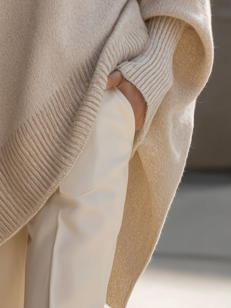 Elodie | Jersey Oversize de Mezcla de Lana