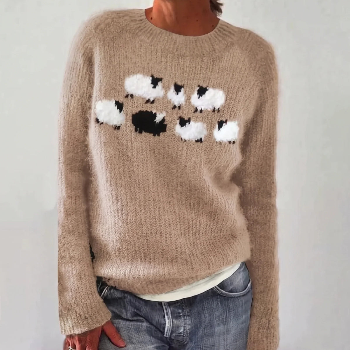 Elara | Jersey de Ovejitas Súper Suave