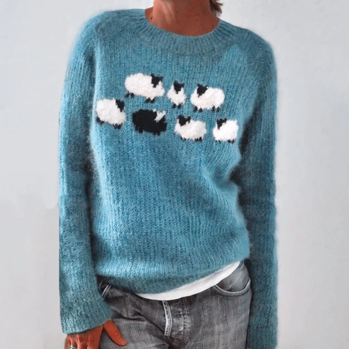 Elara | Jersey de Ovejitas Súper Suave