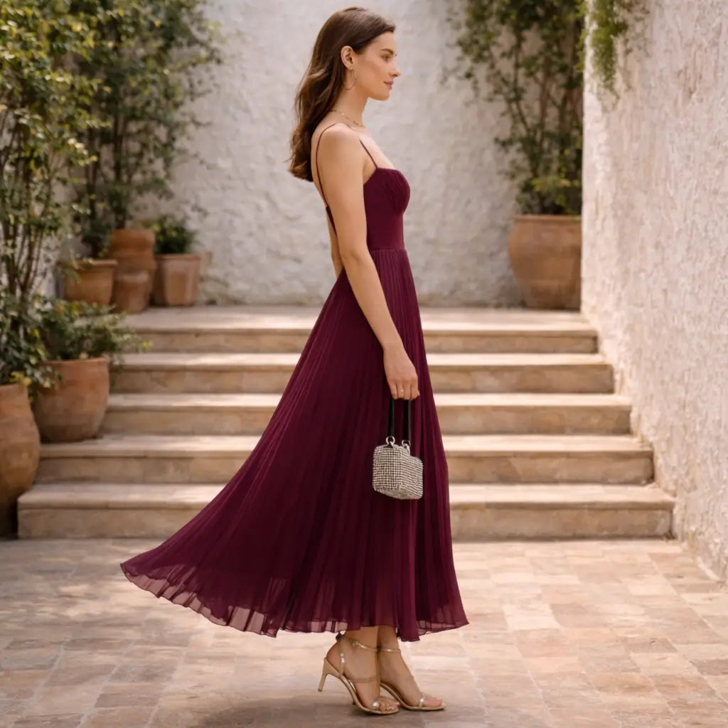 Ruby Vestido Maxi Vino