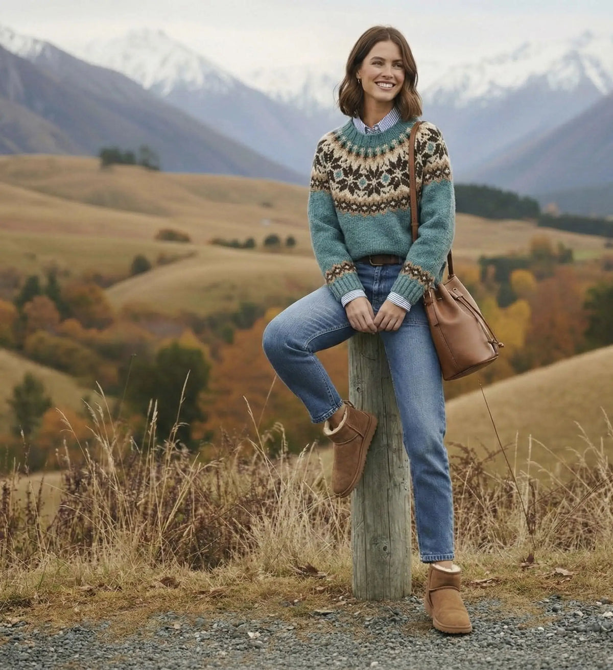 Amanda | Jersey de Punto Vintage Chic