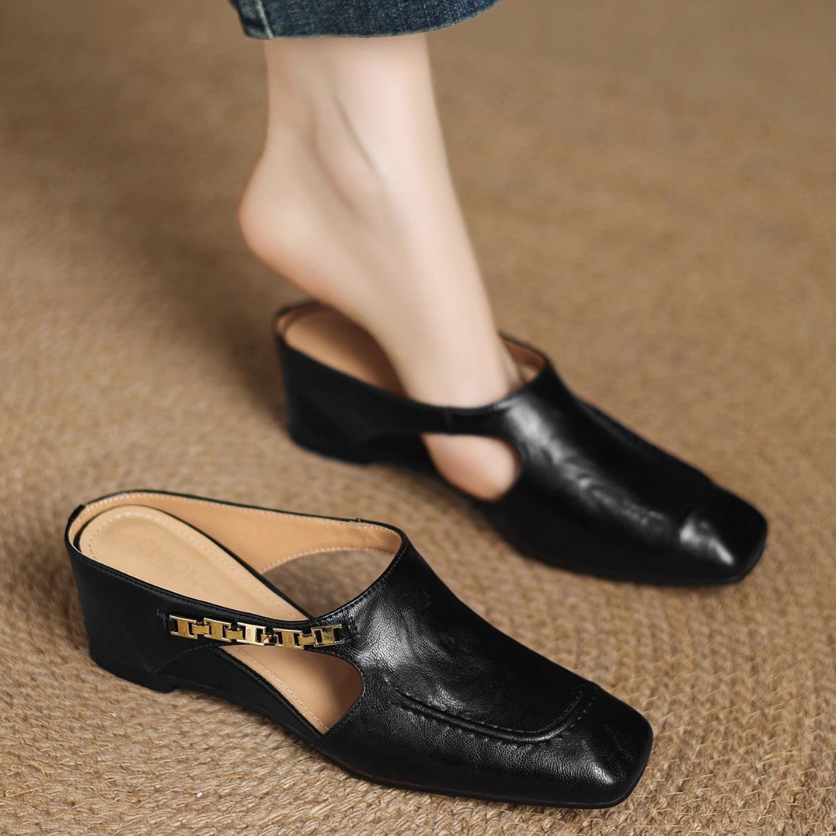 Avella Mules de Piel