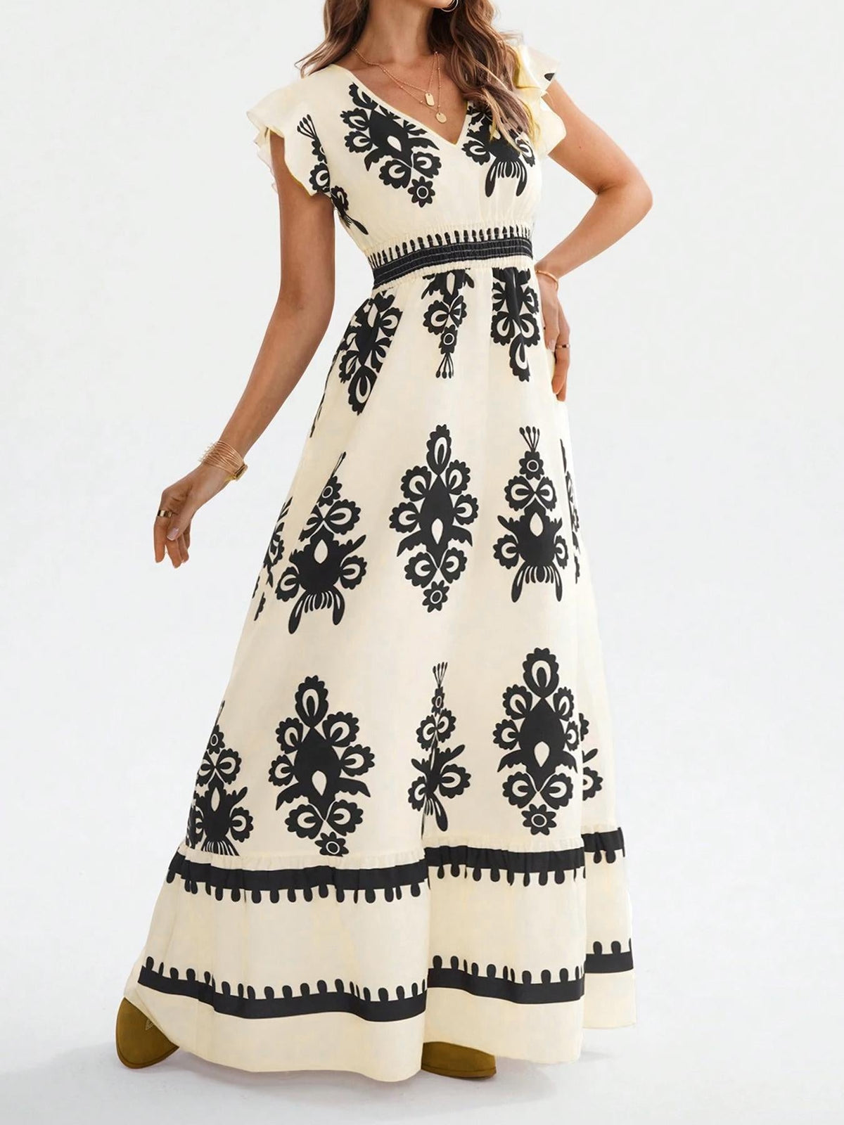 Canda Vestido Maxi Elegante y Favorecedor