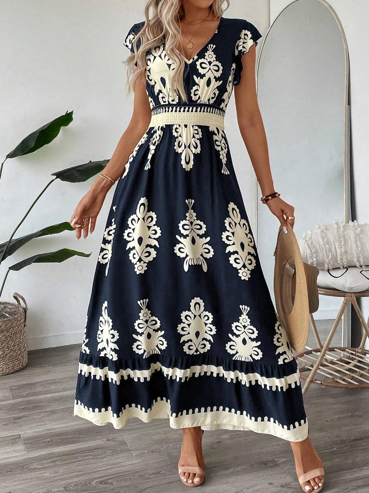 Canda Vestido Maxi Elegante y Favorecedor
