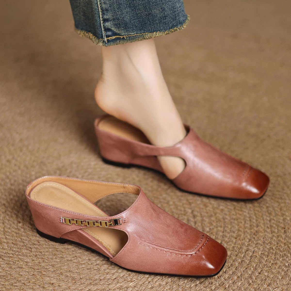 Avella Mules de Piel