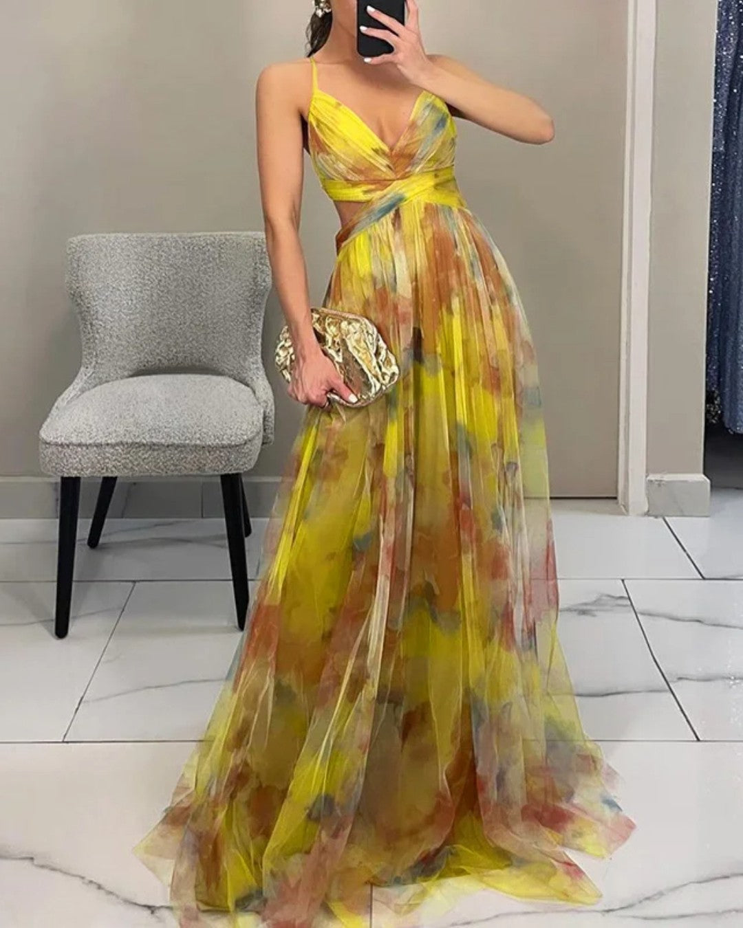 Giselle – Vestido Maxi Floral