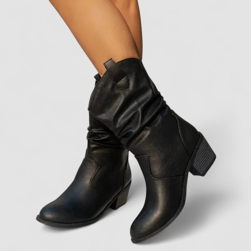Eleanora | Botas de Tacón Slouch