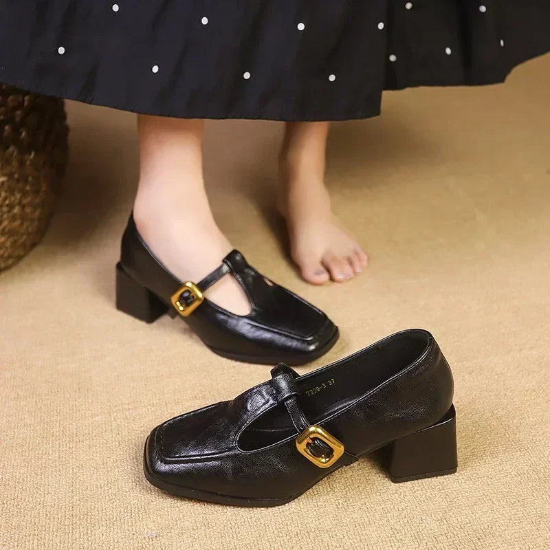 Dorvanna Mary Janes Estilo Francés