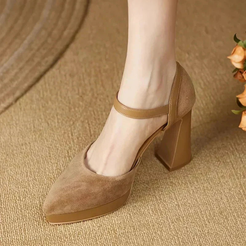 Celeste Tacones Elegantes