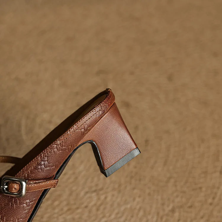 Berla | Mules de Piel Auténtica