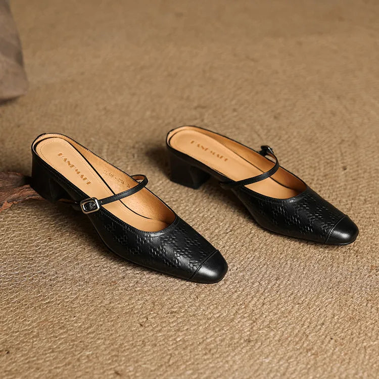 Berla | Mules de Piel Auténtica
