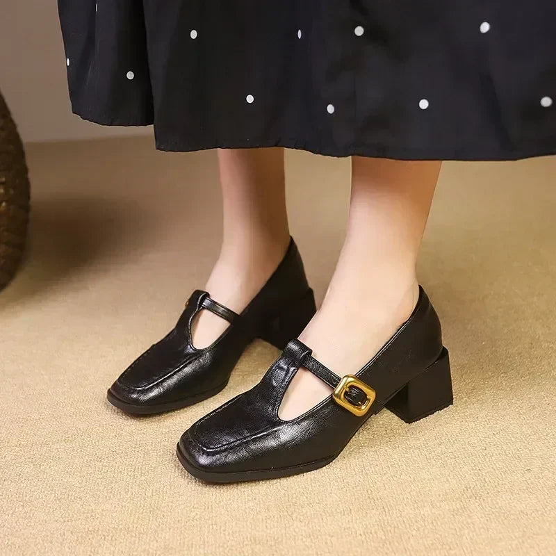 Dorvanna Mary Janes Estilo Francés