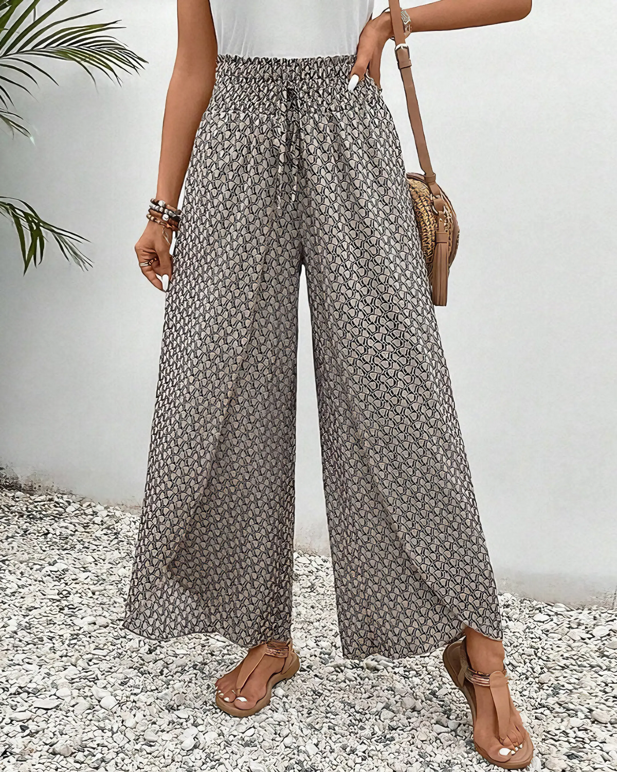 Sahara Pantalones Anchos Relajados