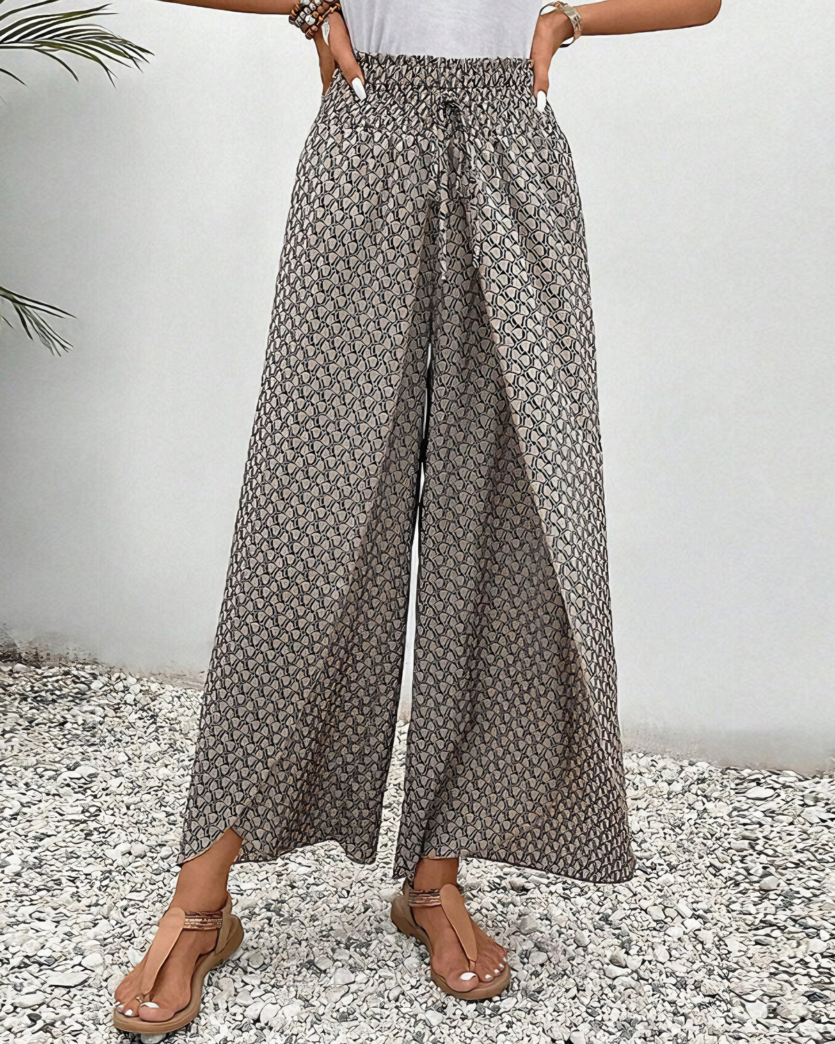 Sahara Pantalones Anchos Relajados