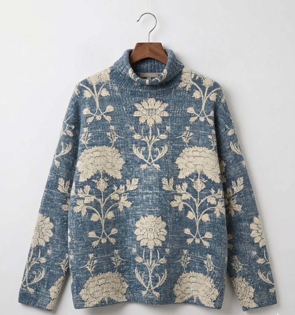 Aimelie | Jersey de Cuello Alto Elegante