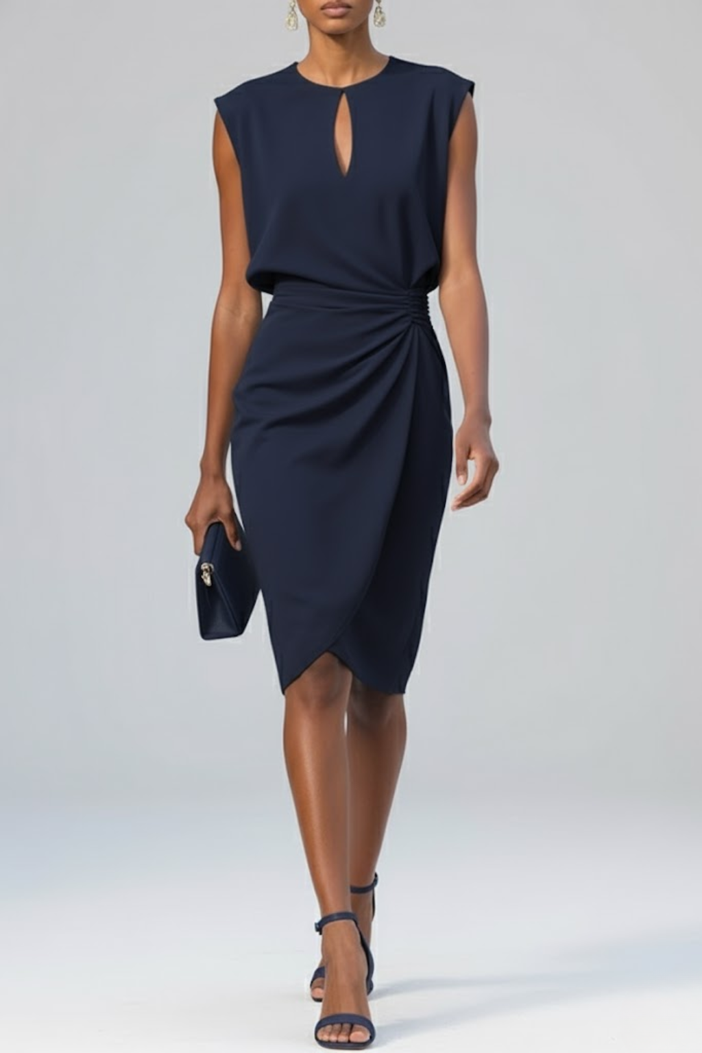 Iselle | Vestido Midi Éloise Drapeado