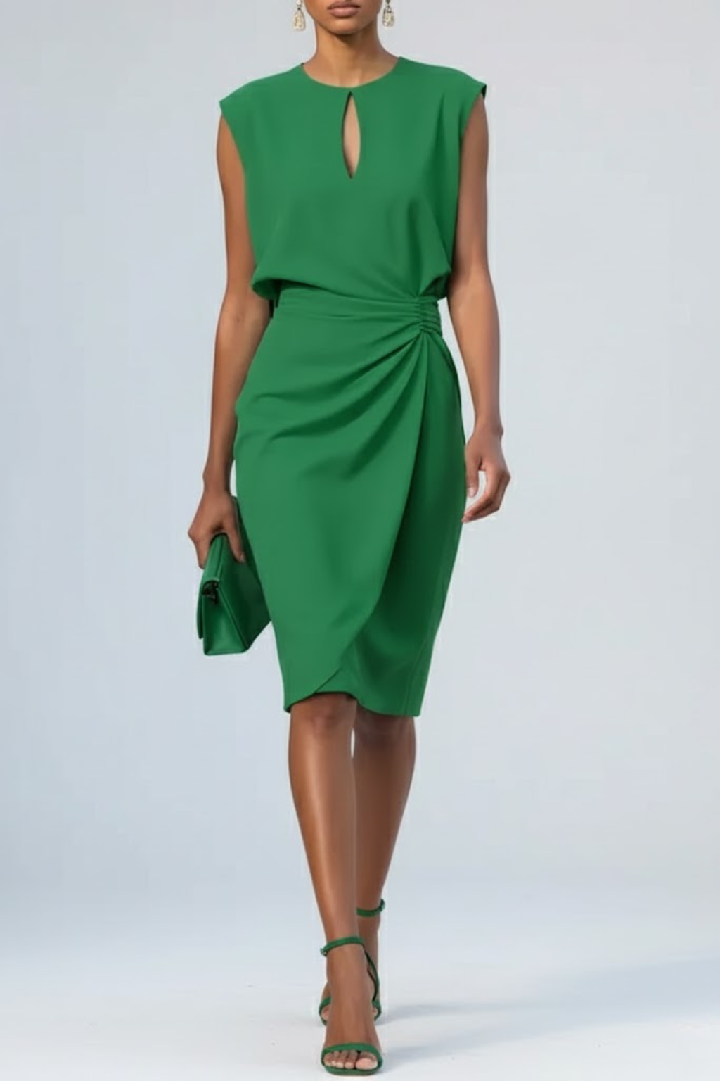 Iselle | Vestido Midi Éloise Drapeado