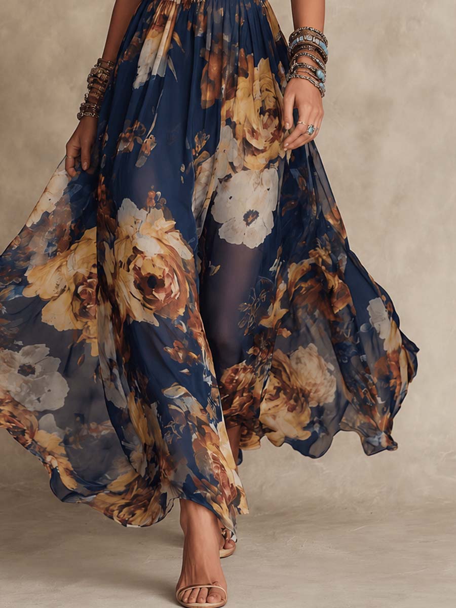 Iselle | Vestido Maxi Deborah Floral