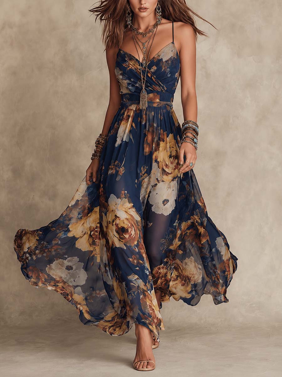 Iselle | Vestido Maxi Deborah Floral