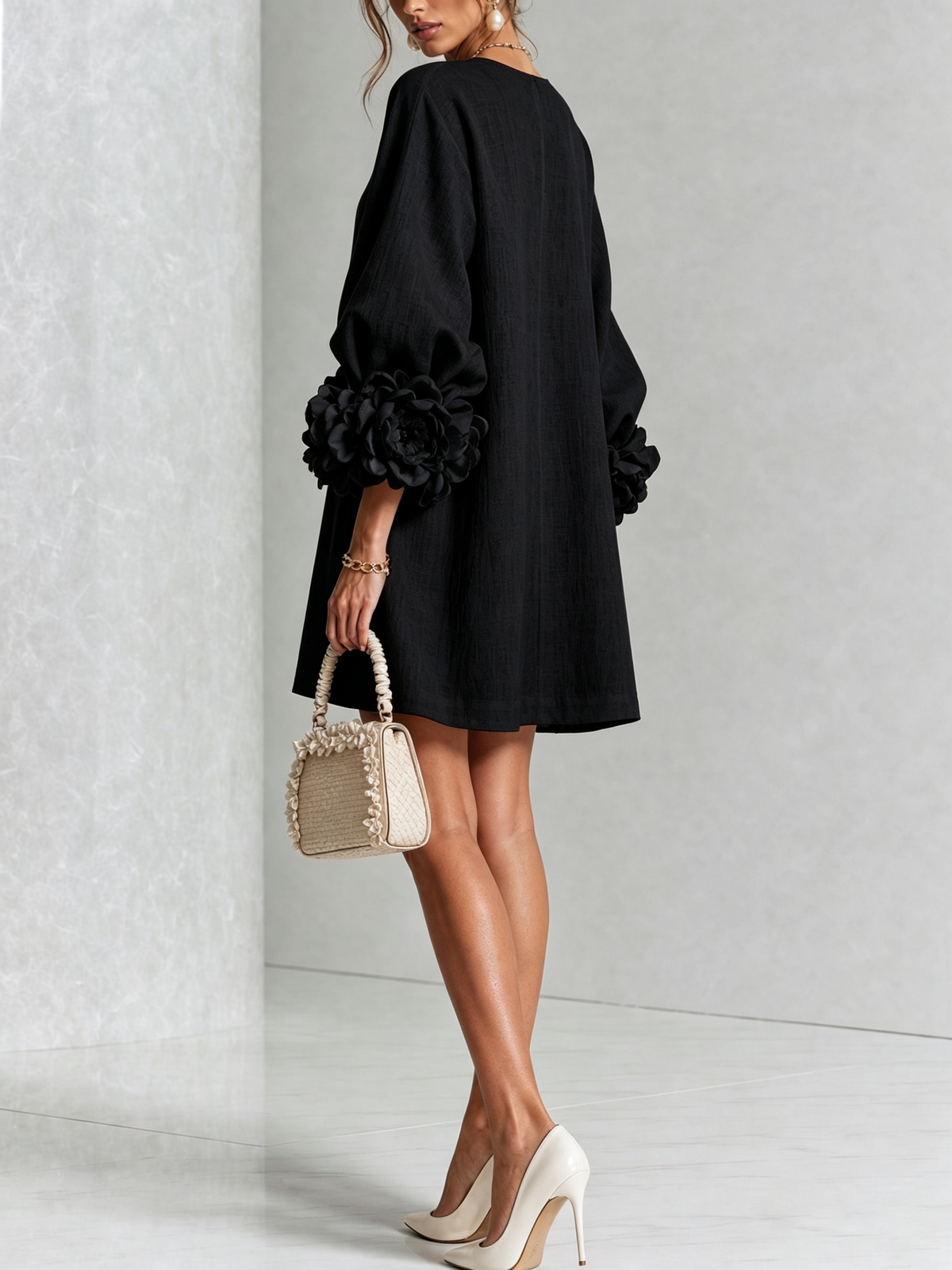 Iselle | Vestido Mini Florence Floral con Botones