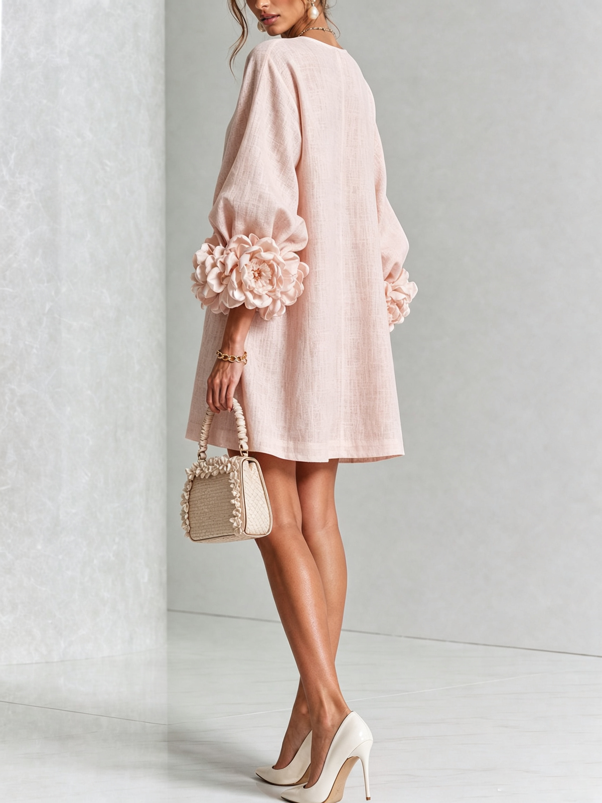 Iselle | Vestido Mini Florence Floral con Botones