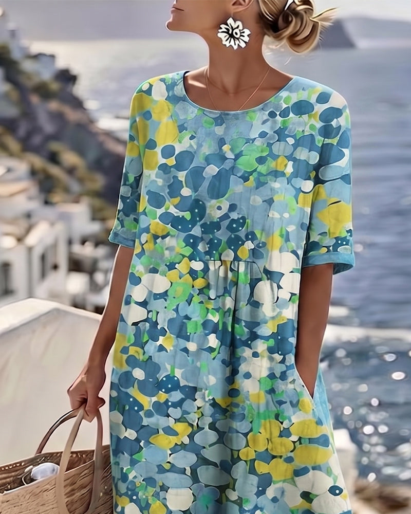 Elene Vestido Midi Floral Ligero