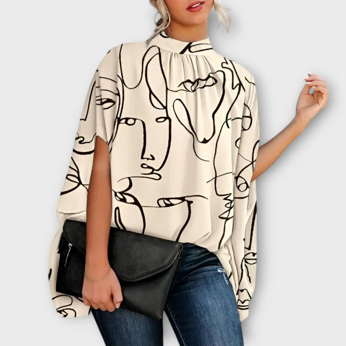 Lourdes Blusa Versátil Elegante