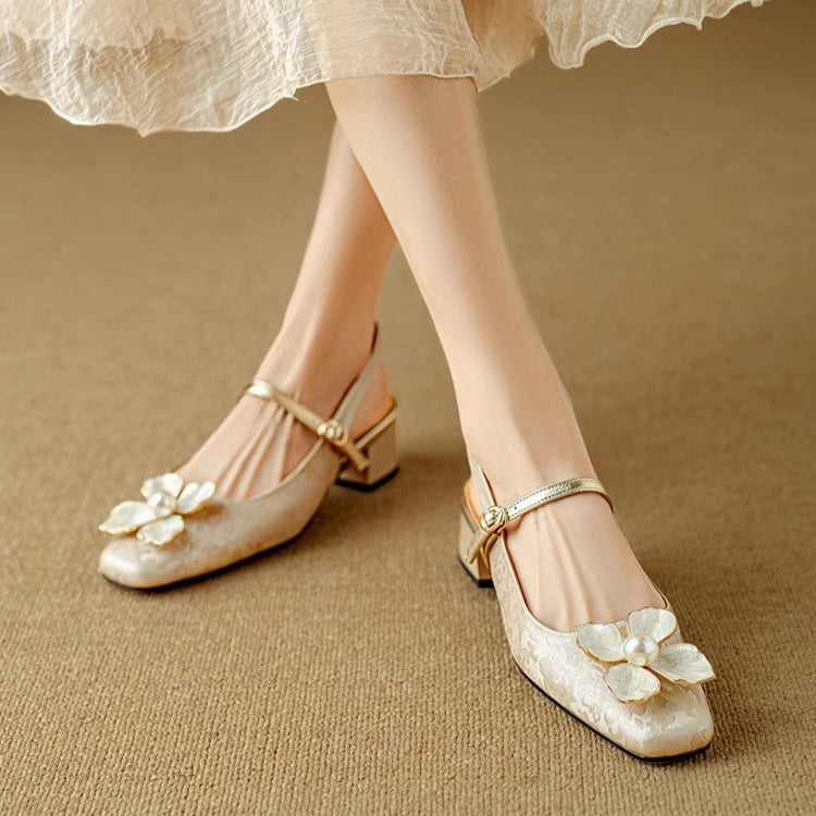 Genine | Zapatos Destalonados con Tira