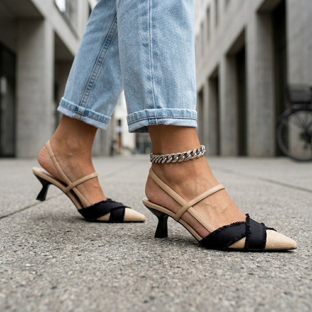 Donna | Tacones Abiertos Estilo Bailarina