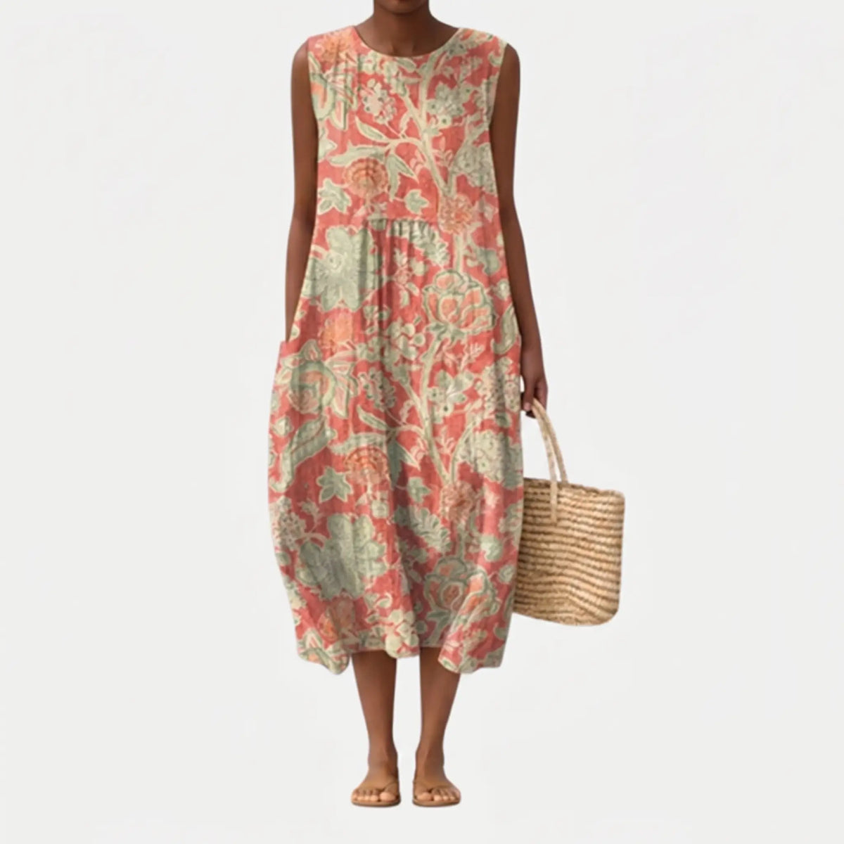 Raquel Vestido Midi Boho