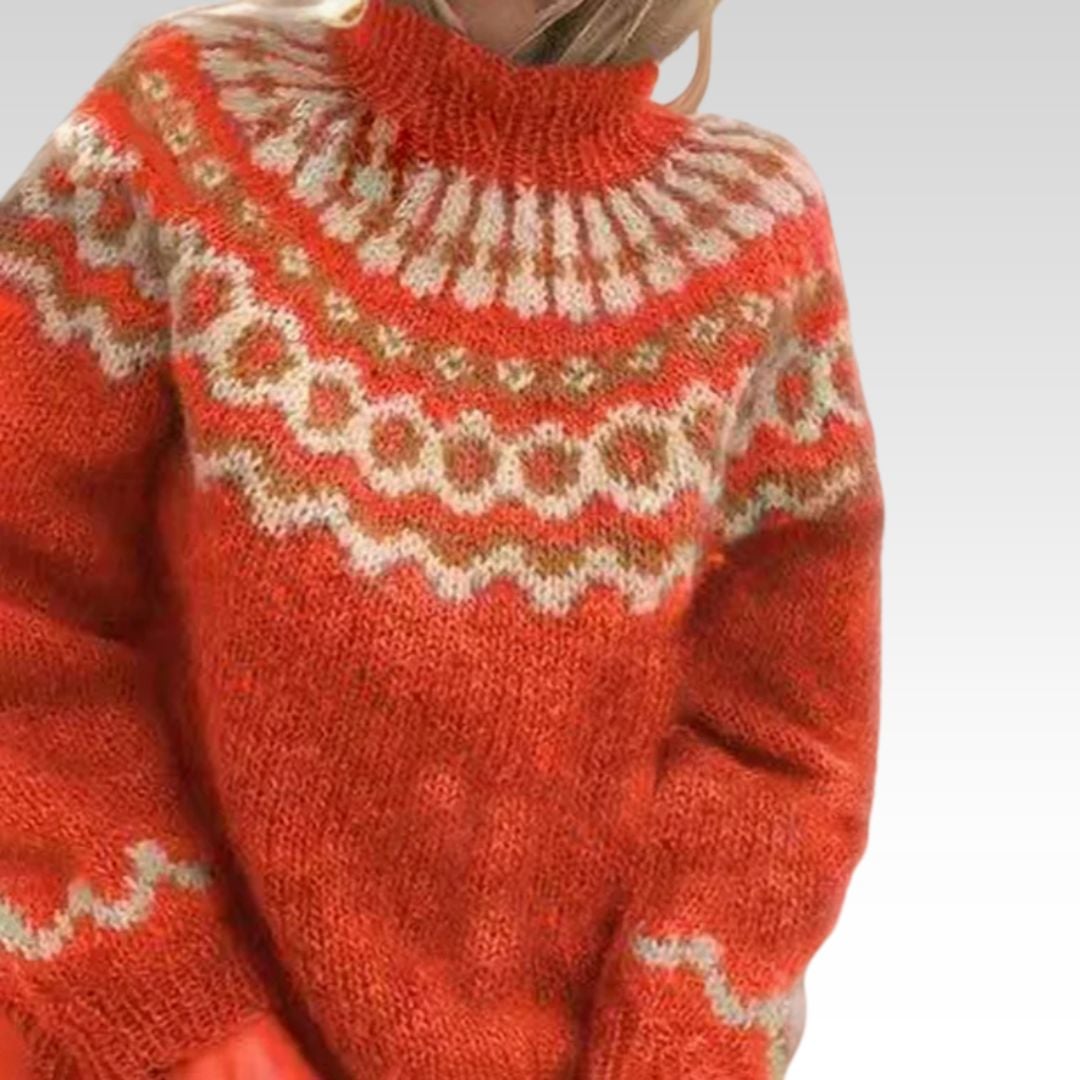 Sonja | Jersey de Cuello Alto Acogedor