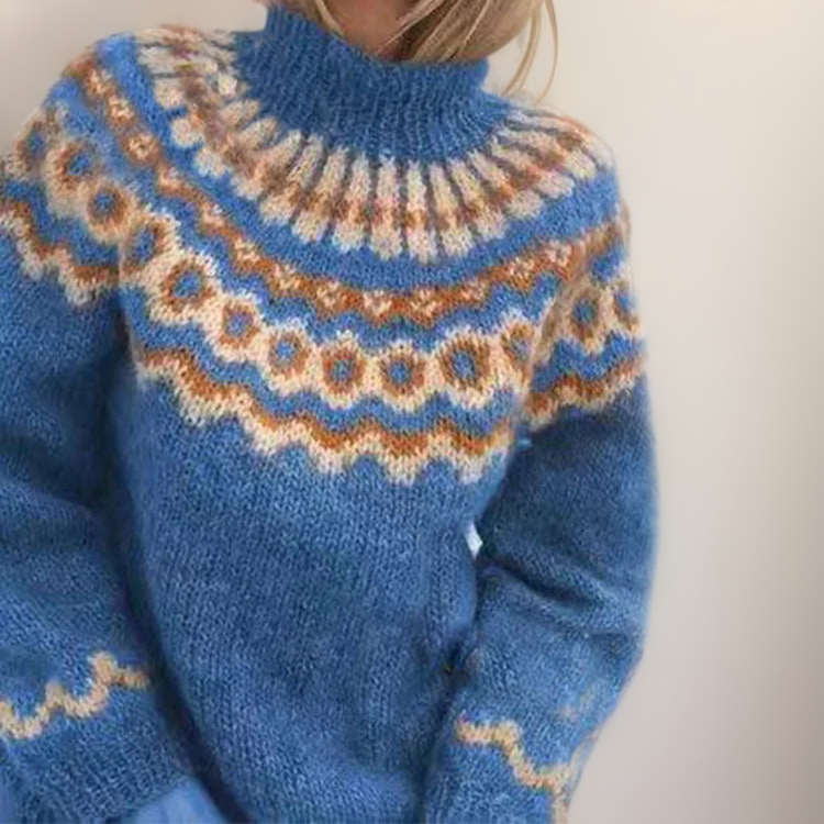 Sonja | Jersey de Cuello Alto Acogedor
