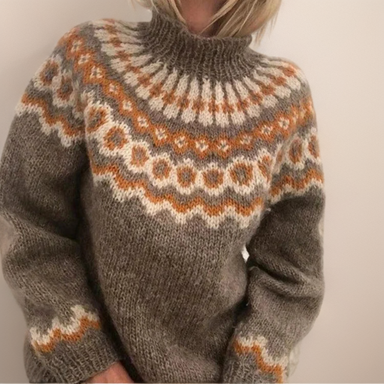 Sonja | Jersey de Cuello Alto Acogedor