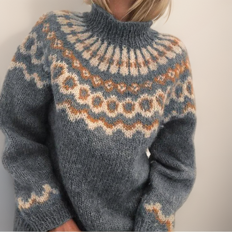Sonja | Jersey de Cuello Alto Acogedor